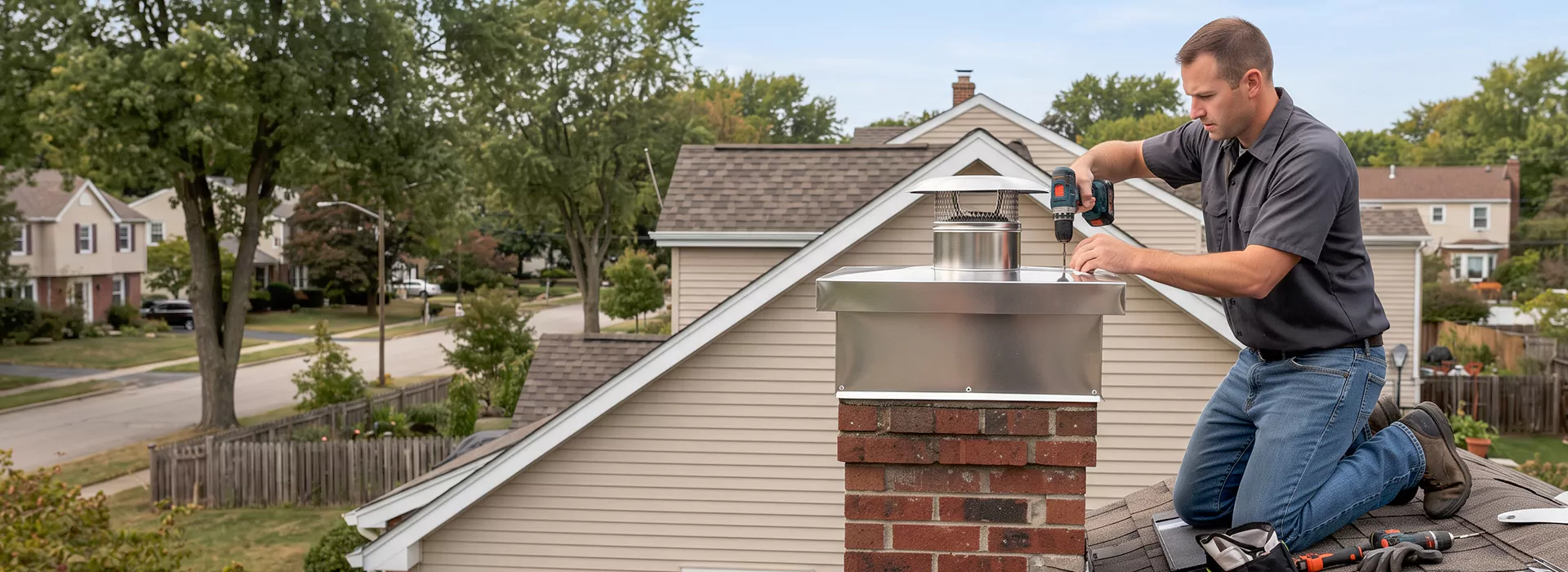 Chimney Chase Cover Installation Perth Amboy, NJ