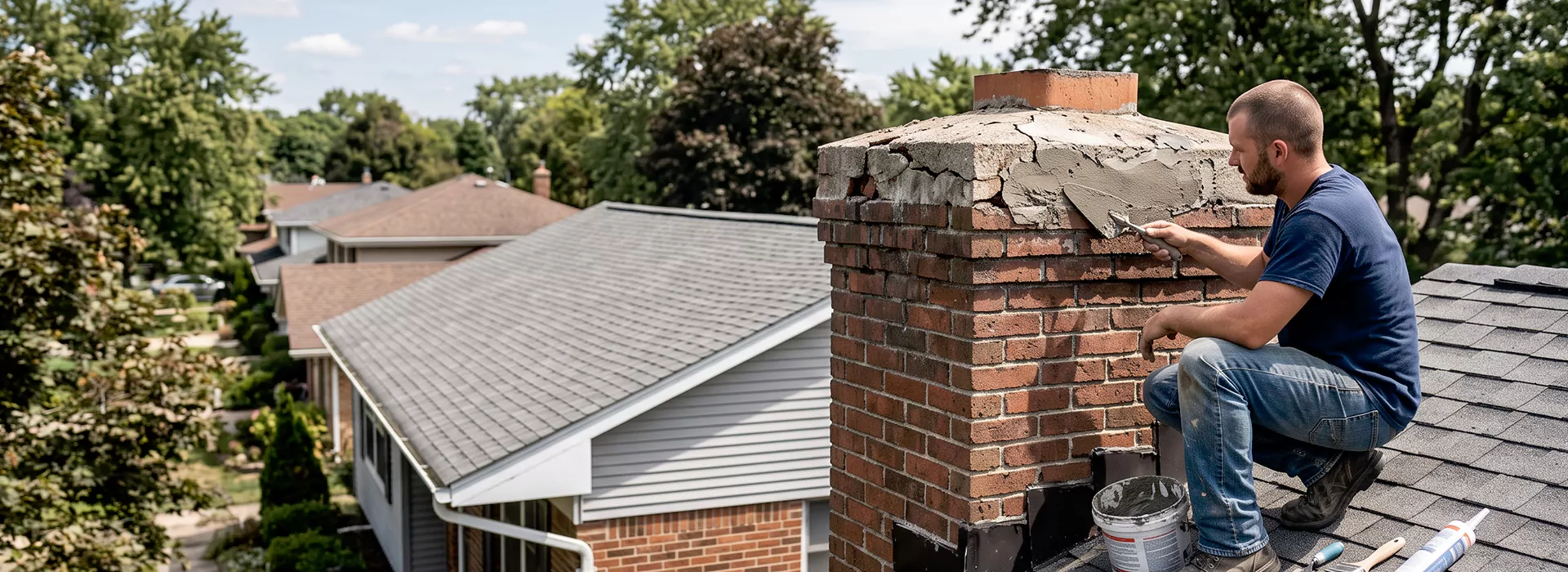 Chimney Crown Repair Perth Amboy, NJ