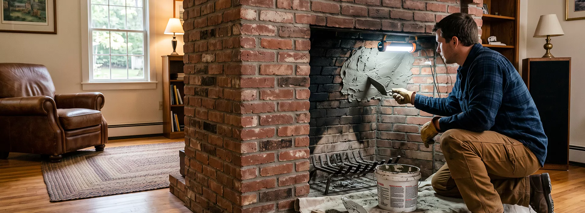 Fireplace Smoke Chamber Repair in Perth Amboy