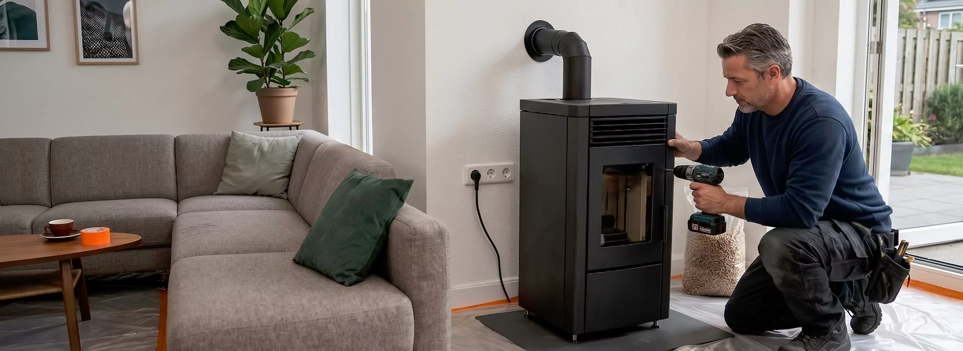 Pellet Stove Chimney Installation in Perth Amboy, NJ