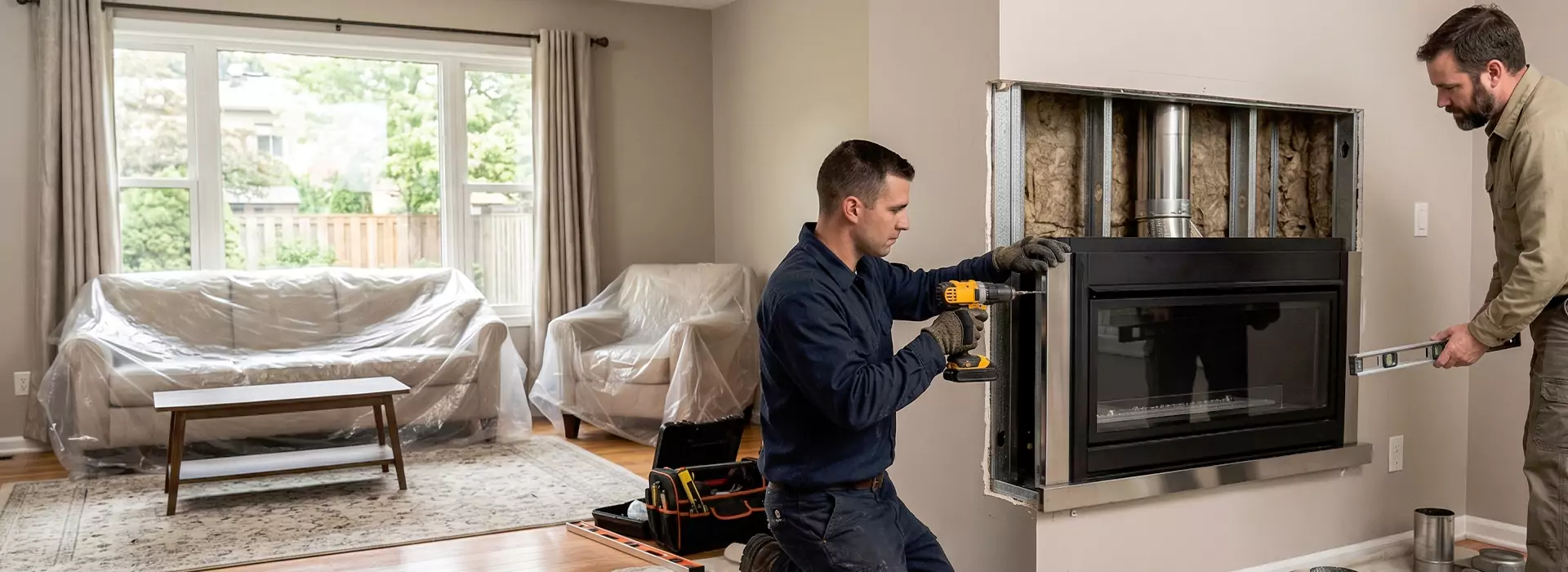 Prefabricated Fireplace Installation in Perth Amboy, NJ