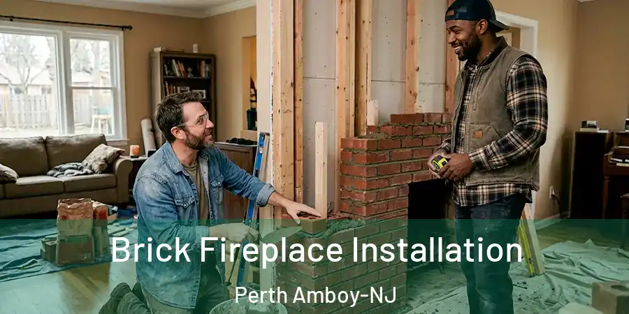  Brick Fireplace Installation Perth Amboy-NJ
