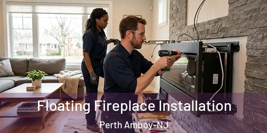 Floating Fireplace Installation Perth Amboy-NJ