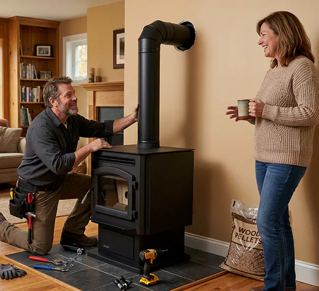 Certified Pellet Fireplace Installation Company: Your Local Pellet Stove Fitting Team in Perth Amboy, NJ