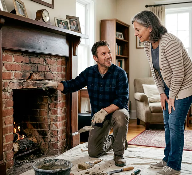 Why Perth Amboy Homeowners Choose Our Brick Fireplace Repair Team?