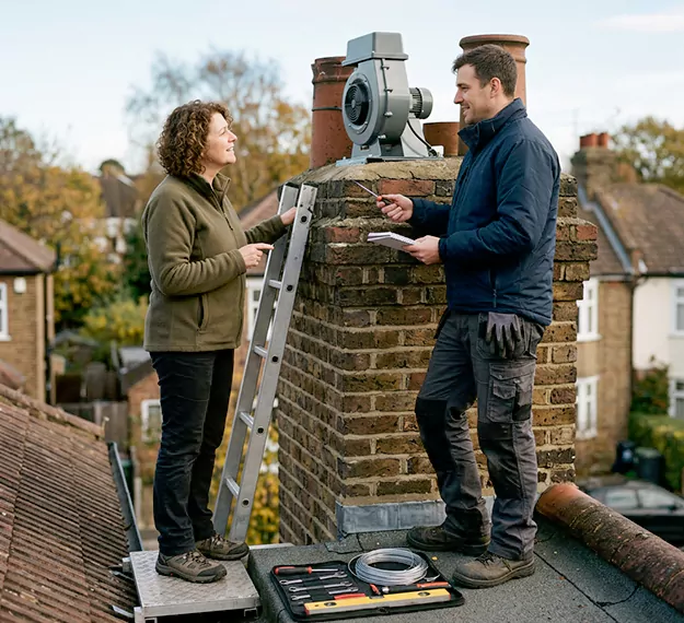 Why Perth Amboy, NJ Homeowners Choose Our Chimney Fan Installation Team?
