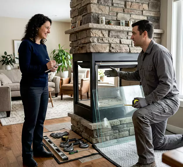 Certified Fireplace Glass Installation Company: Your Local Fireplace Glass Door Installer in Perth Amboy, NJ