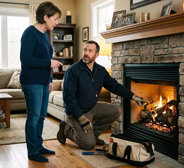 Why Perth Amboy Homeowners Choose Our Gas Fireplace Logs Team?