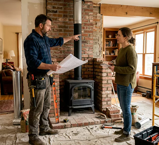 Why Perth Amboy Homeowners Choose Our Wood Fireplace Installation Team?