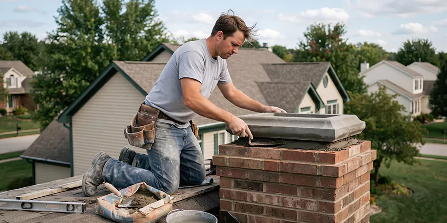 Stone Chimney Crown Installation Perth Amboy