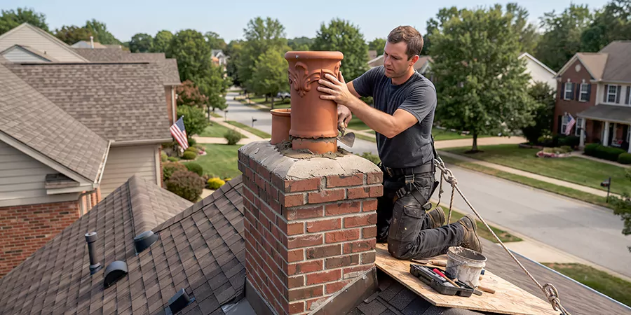 Decorative and Custom Chimney Pot Installation Perth Amboy