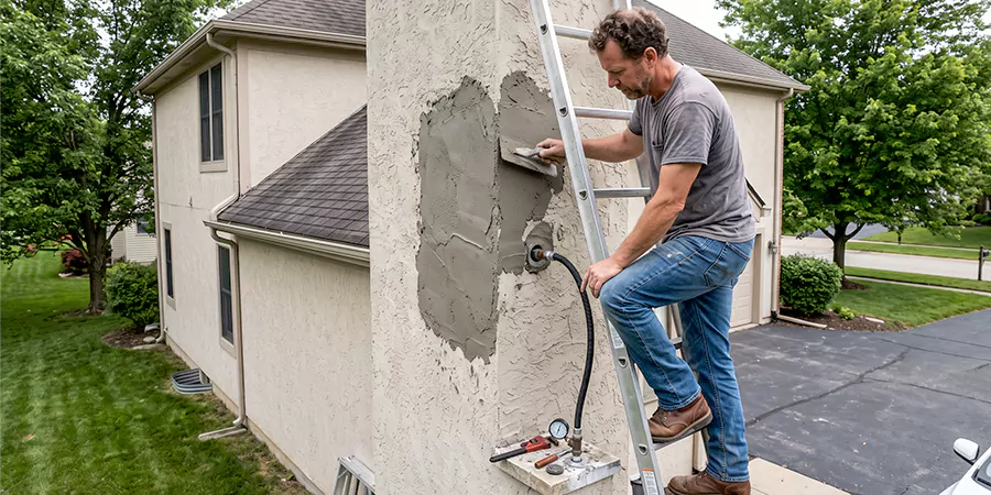 Gas and Stucco Chimney Repair Perth Amboy