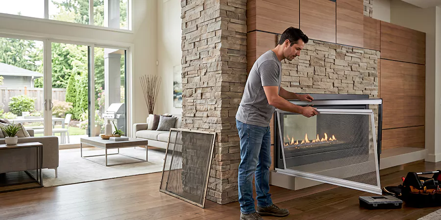 Fireplace Insert Screen Replacement Perth Amboy