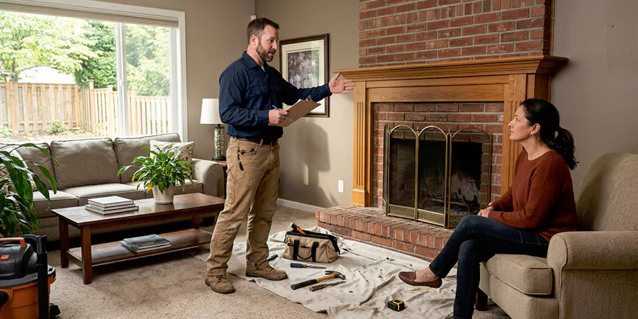Fireplace and Chimney Removal Service Perth Amboy