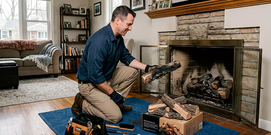 Replacing Gas Fireplace Logs Perth Amboy
