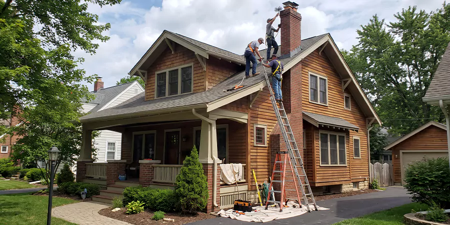 Residential Chimney Masonry Repair and Tuckpointing Perth Amboy